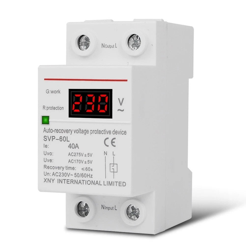 230V Auto Reset Over/Under Voltage Relay for Reliable Performance