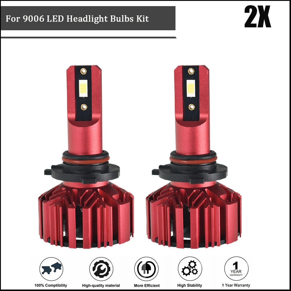 9006 LED Headlight Bulbs Conversion Kit for
