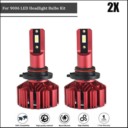 9006 LED Headlight Bulbs Conversion Kit for