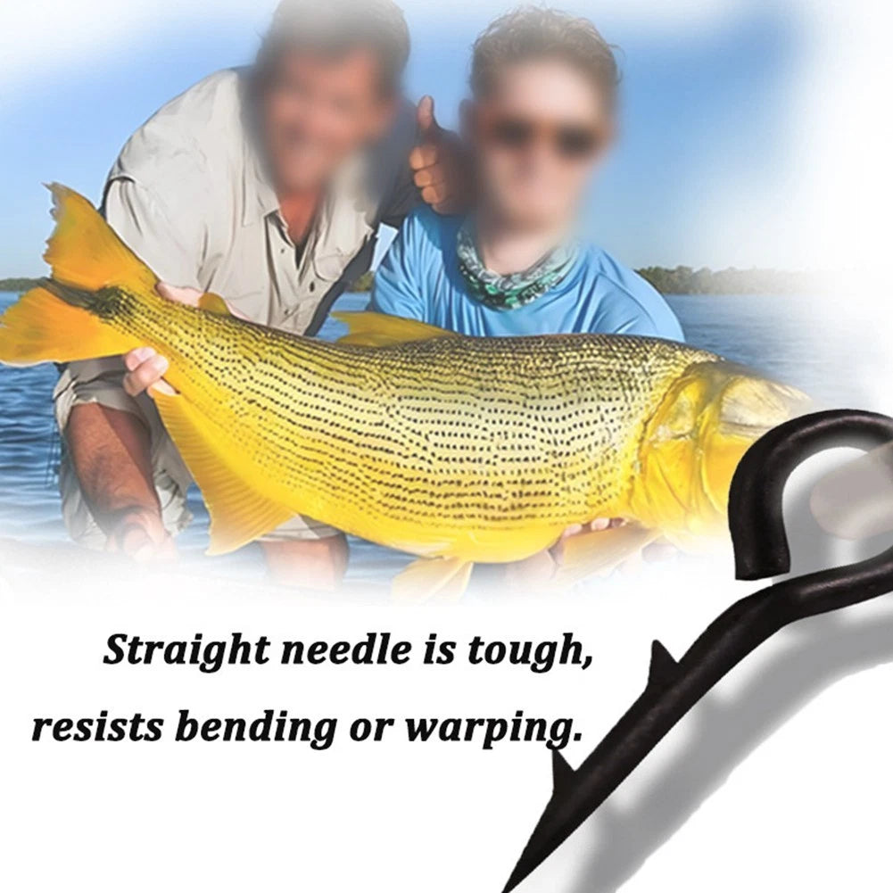 Fishing Hook with Silicone Ring 7MM 10MM 15MM Stainless Steel