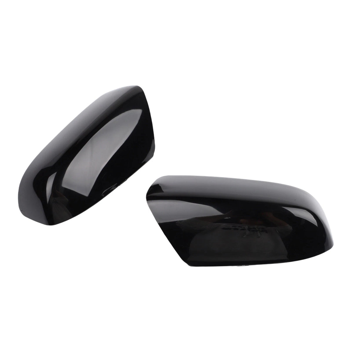 Mirror Cover Parts Gloss Black Replacement Side Mirror Cap ABS Plastic