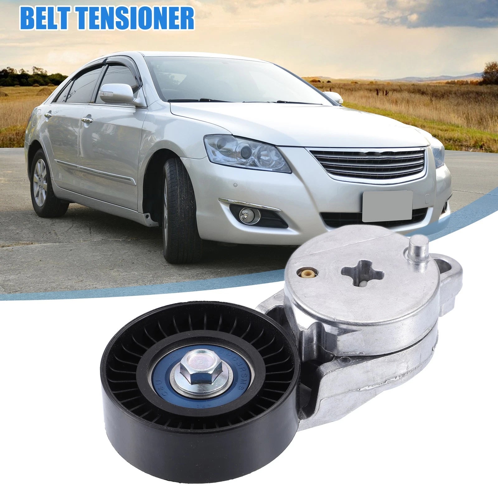 Engine Belt Tensioner Pulley Assembly Replacement for Scion tC (2011–2014)