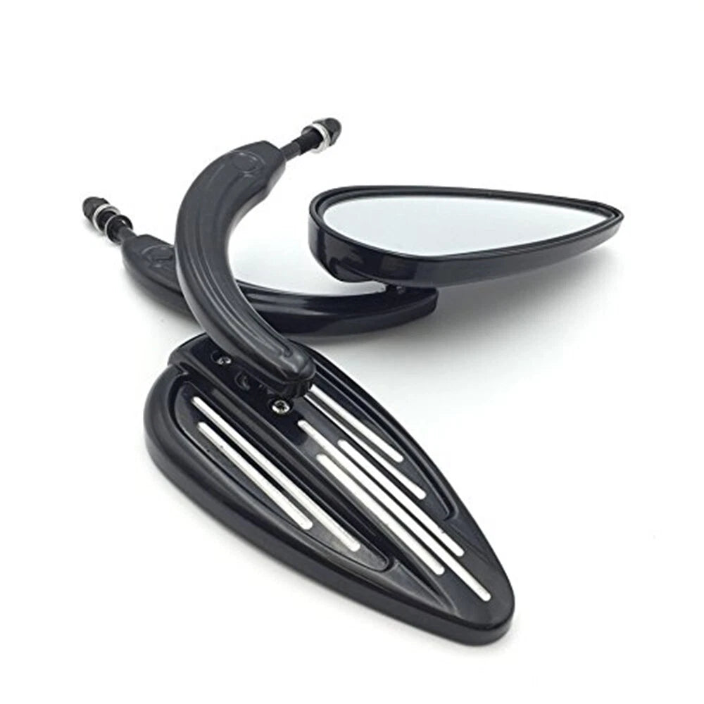 Custom Side Mirrors Set for Harley Softail, Dyna, Sportster