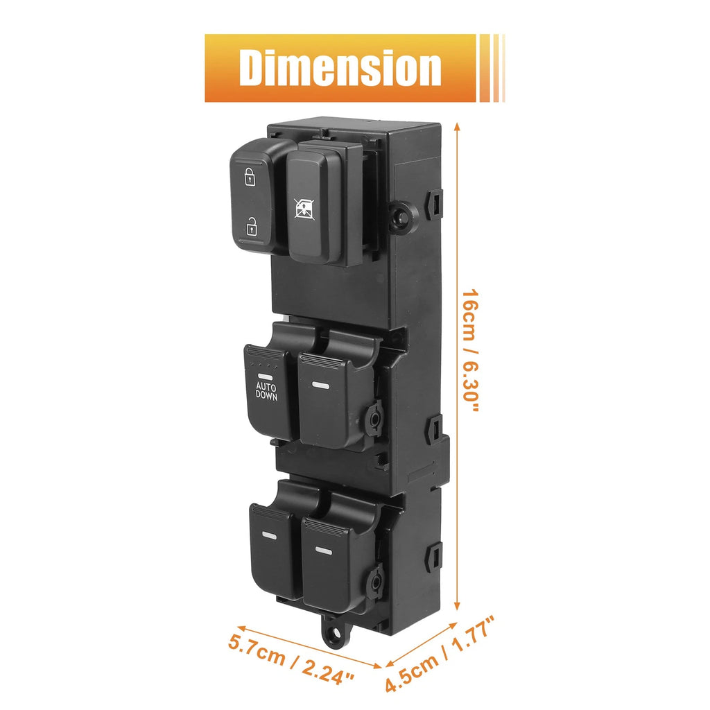 Power Window Switch for Kia Optima (2011–2013) 93570-2T000