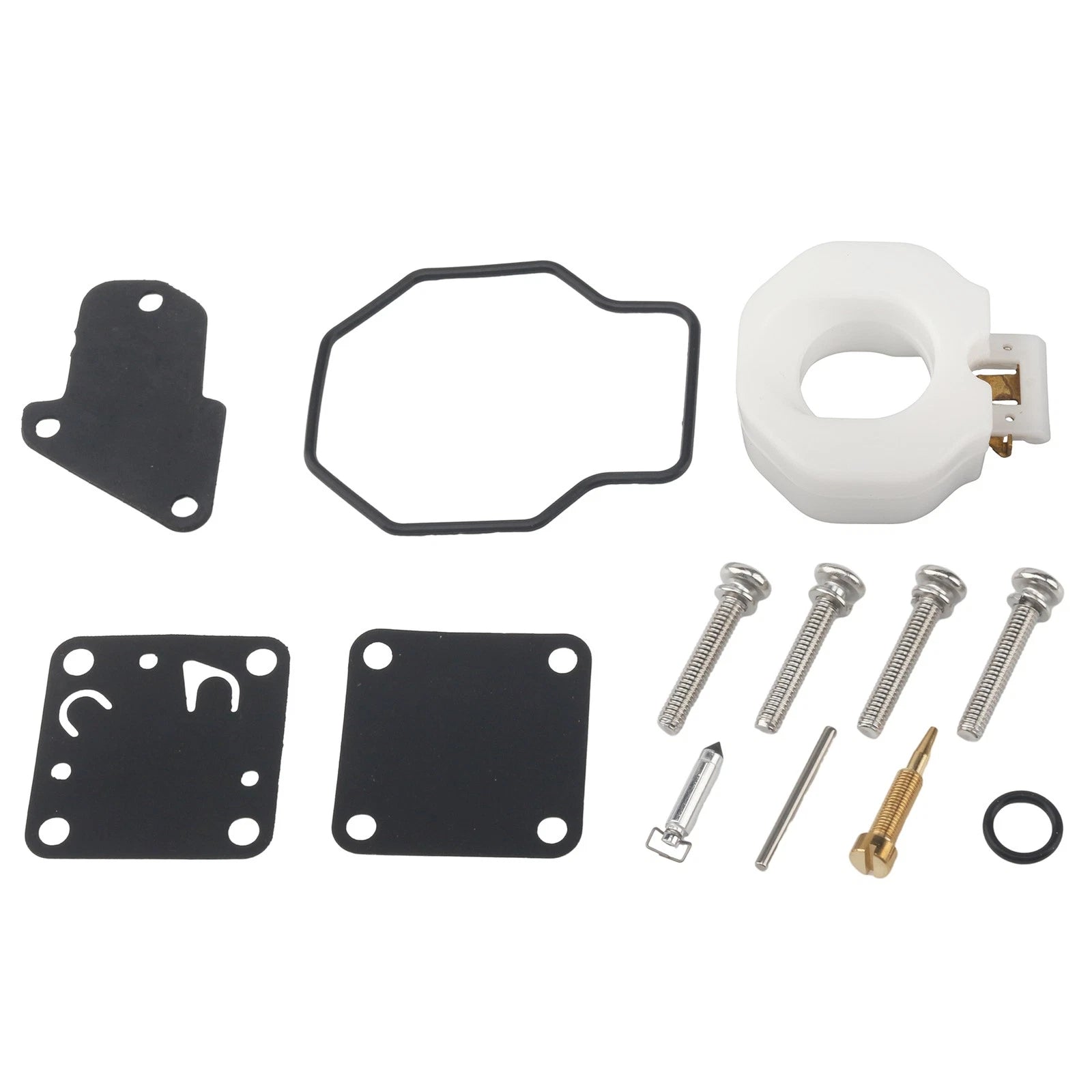 Carburetor Repair Kit 6E3-W0093-00 for Yamaha 2 Stroke 4HP 5HP Outboard