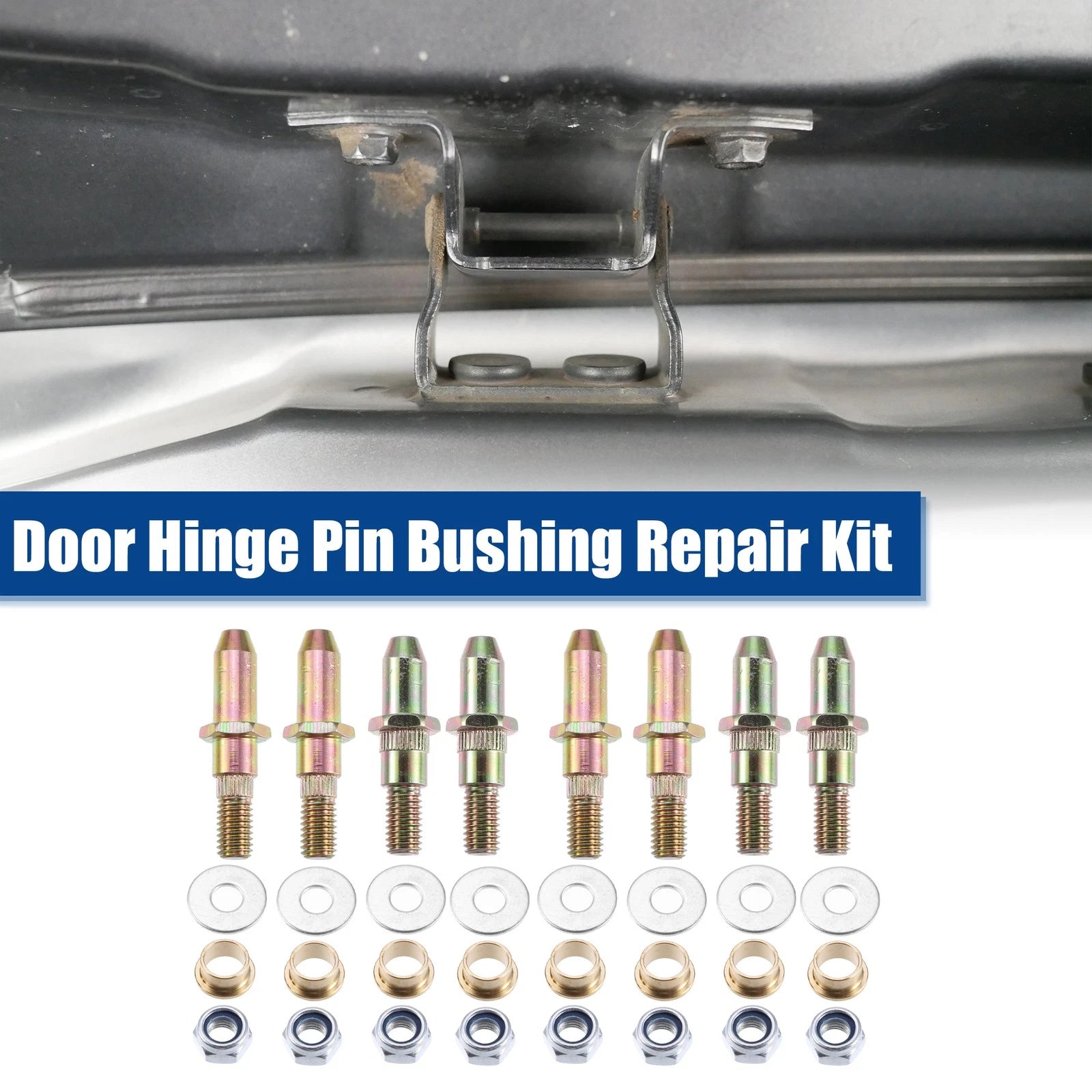 Door Hinge Pin Bushing Repair Kit for Chevy Silverado (2014–2018)
