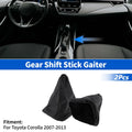 Gear Shift Stick Gaiter Faux Leather Replacement for Toyota Corolla (2007–2013)