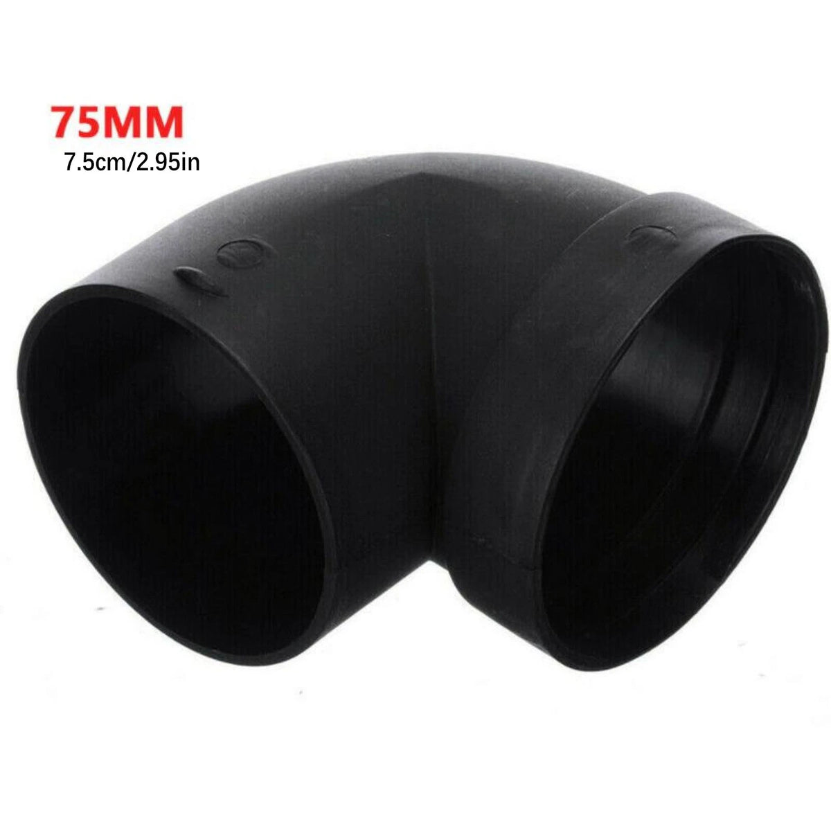3" Air Ducting Pipe Elbow Outlet Connector for Eberspaecher Webasto Heater