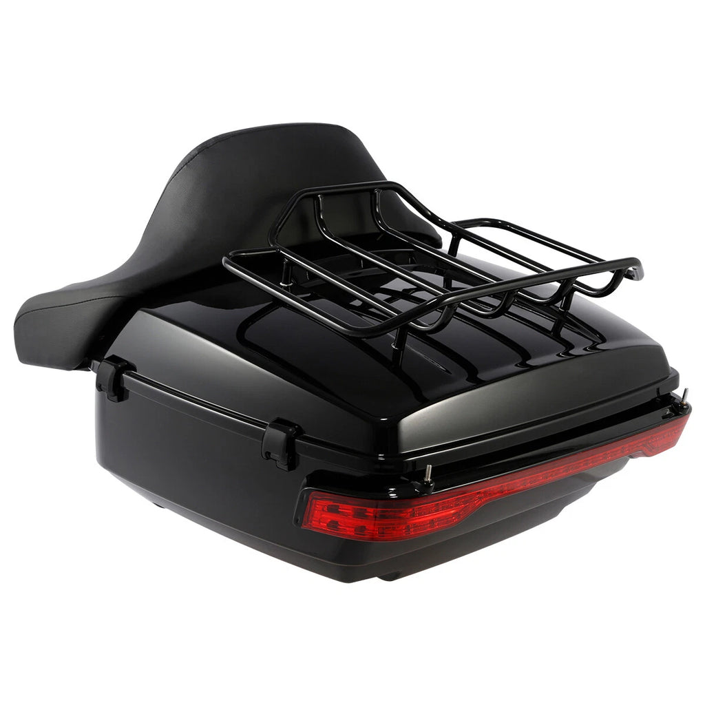 LED Speaker Trunk Pad Mount Rack for Harley CVO Road Glide (2014–2026)