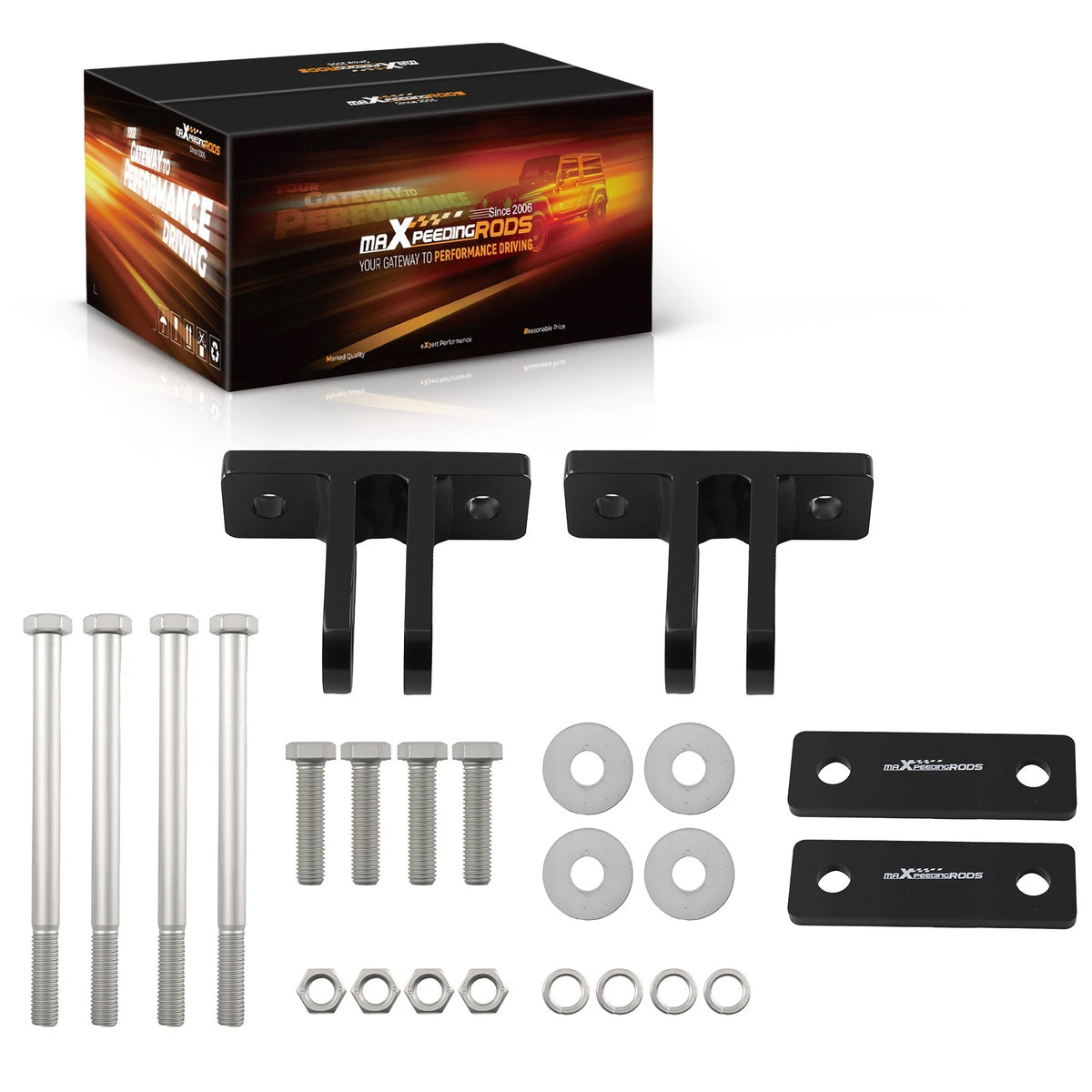 Bolt-On Base Plate Bracket Kit for Blue Ox Tow Bars (Universal)