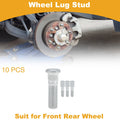 Wheel Lug Stud M12x1.5 Replacement for Mazda Mazda3 (2008–2012) 10 Pack
