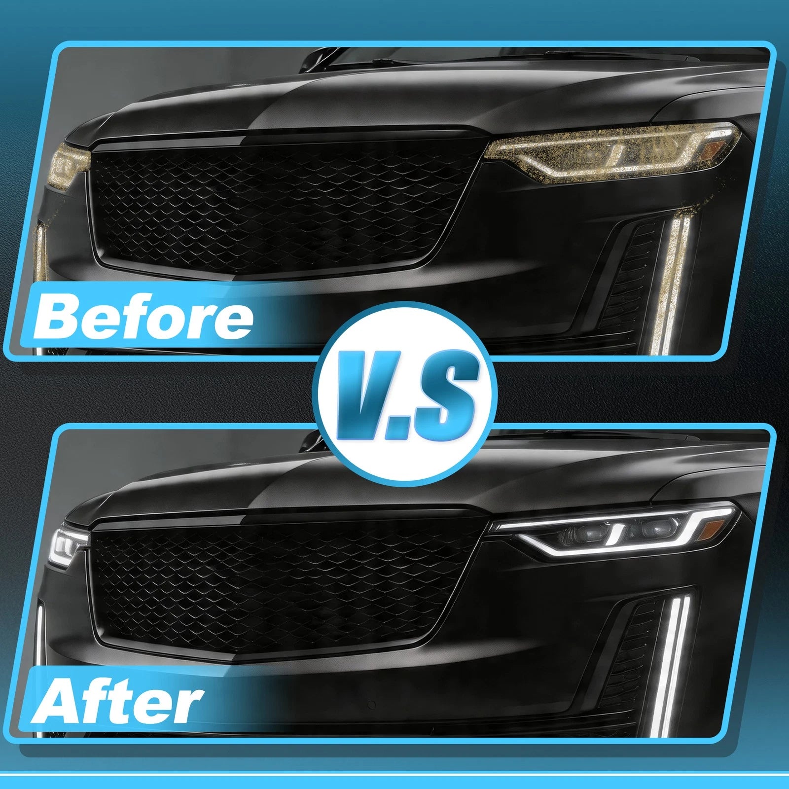 Headlight Taillight Tint Kit for Cadillac XT6 (2020–2025) 1 Set