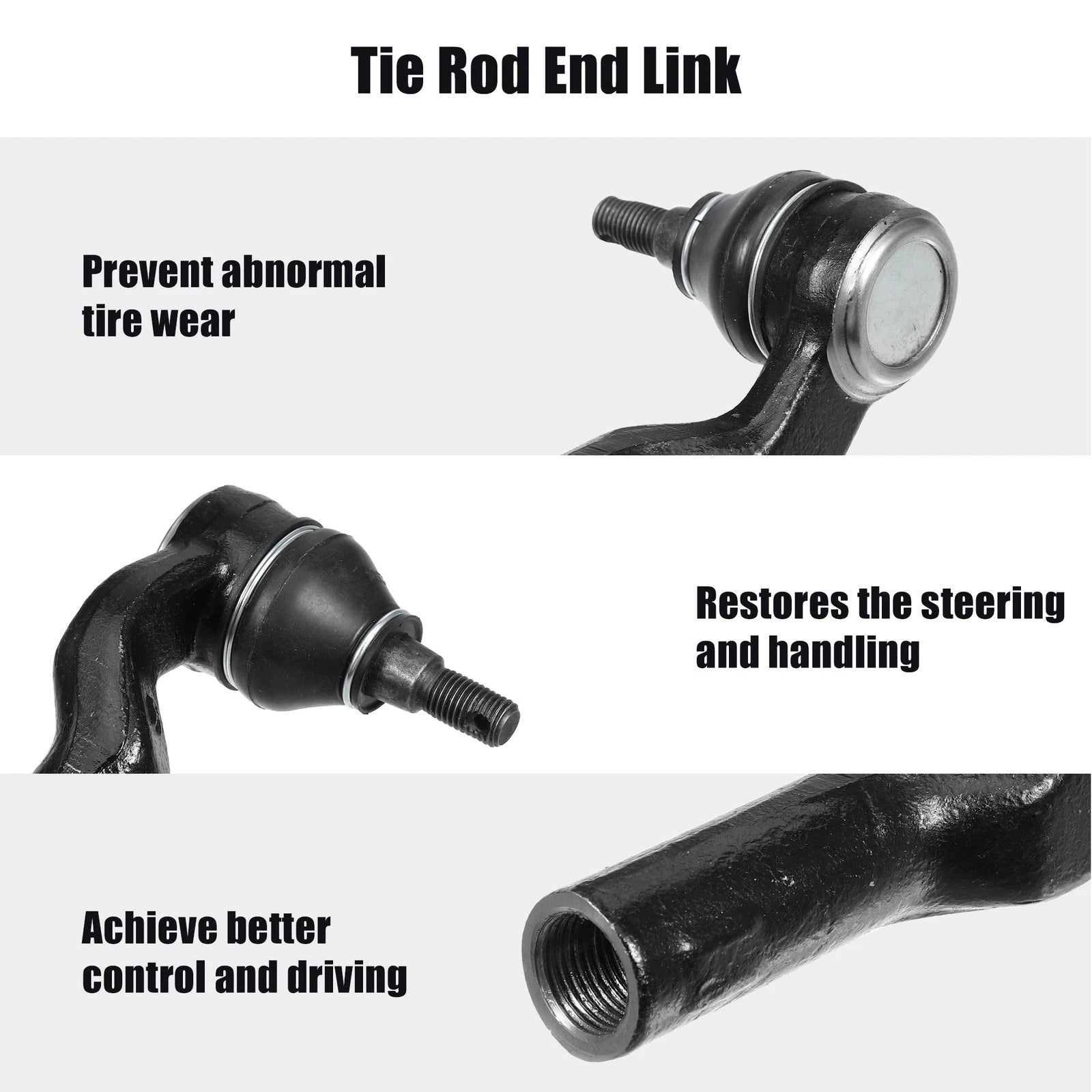 Front Sway Bar Links Outer Tie Rod End Links Set for Mazda 3 (2004–2013)