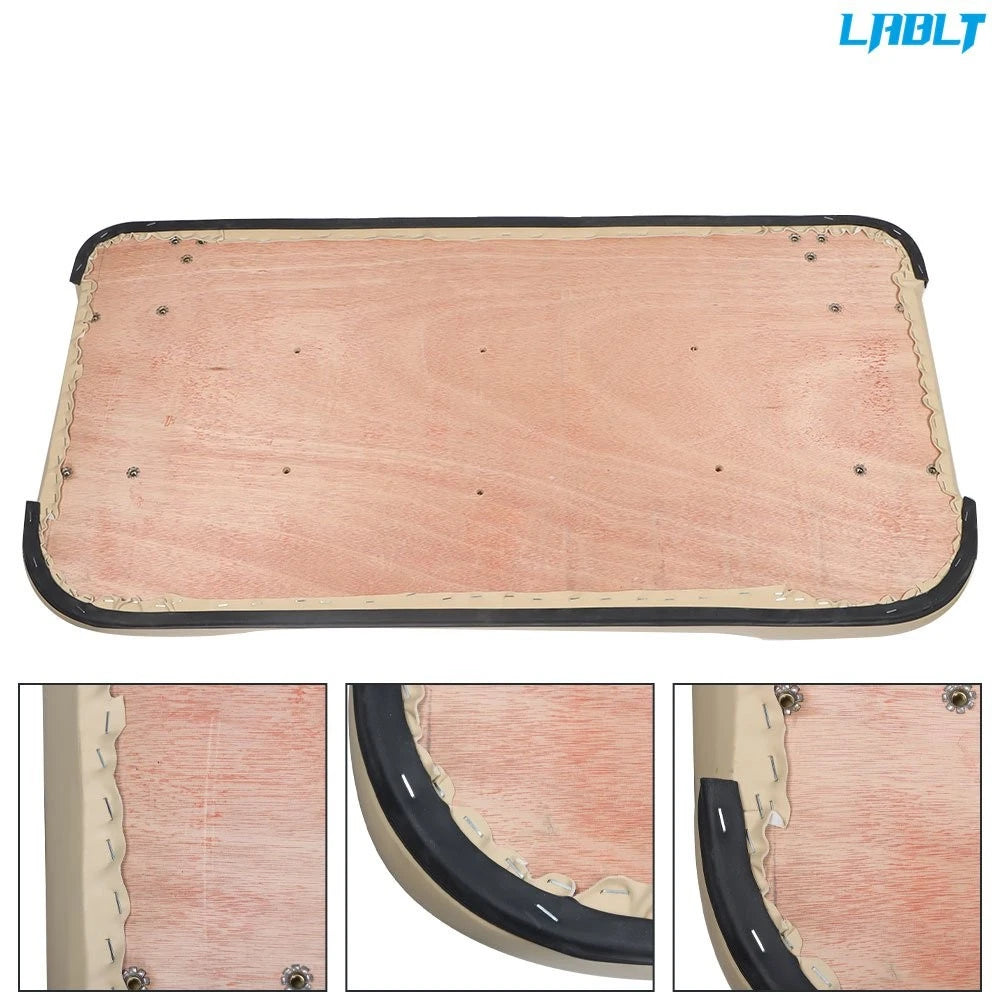 Front Seat Bottom for E-Z-GO TXT (1994–2013) - Tan, Includes Hardware