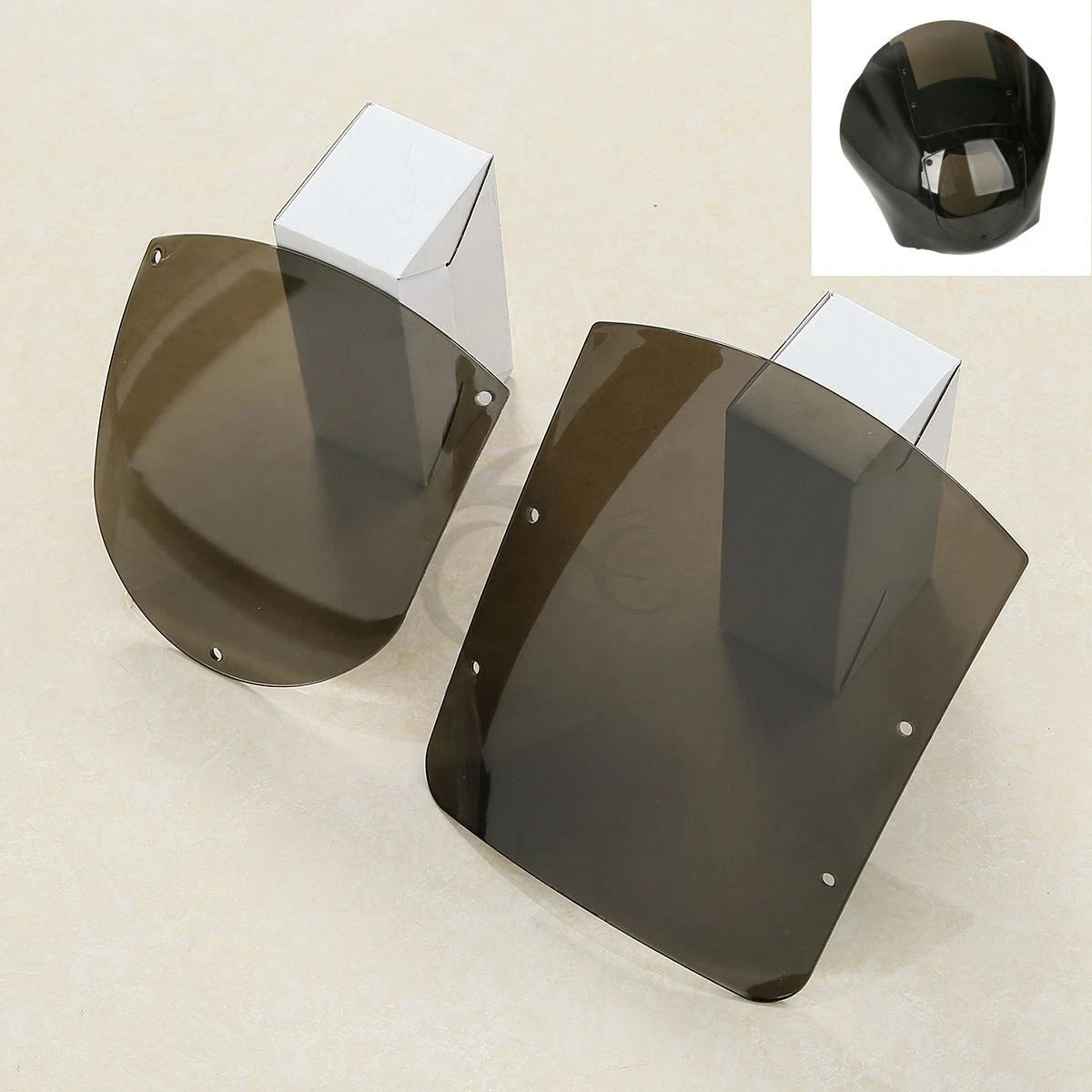 Smoke Windshield Quarter Fairing for Harley Sportster FXR (1986–UP)