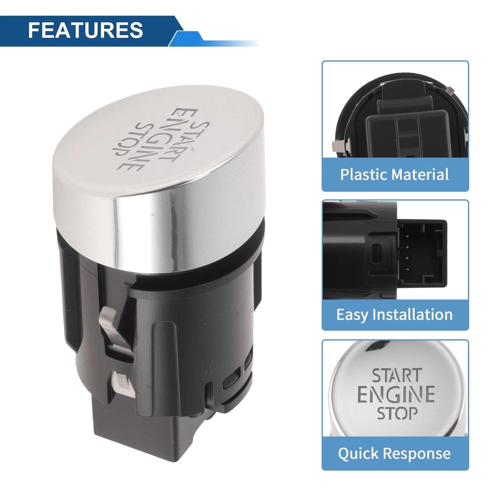Keyless Engine Ignition Starter Switch for Volkswagen Passat (2010–2015) No.561959839