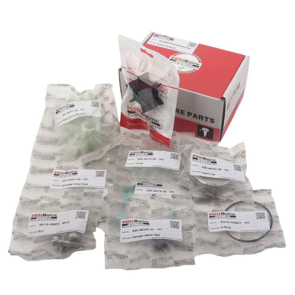 Water Pump Rebuild Service Kit for Yamaha Outboard (66T-W0078-00)