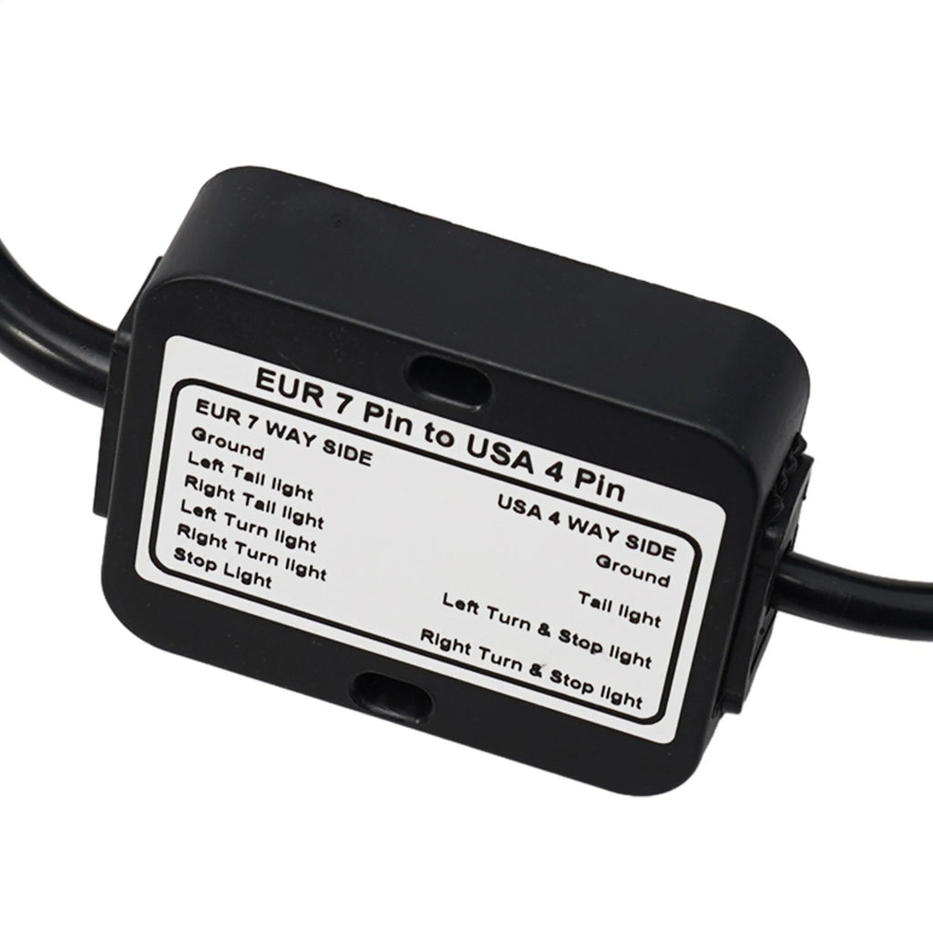 7-Pin Round Trailer Light Converter for