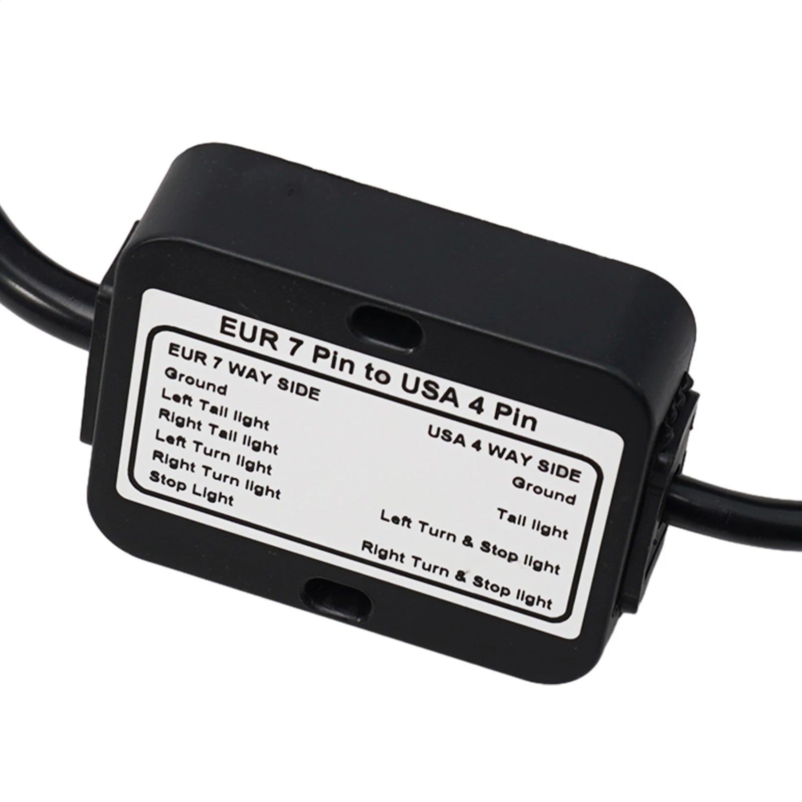 7-Pin Round Trailer Light Converter for