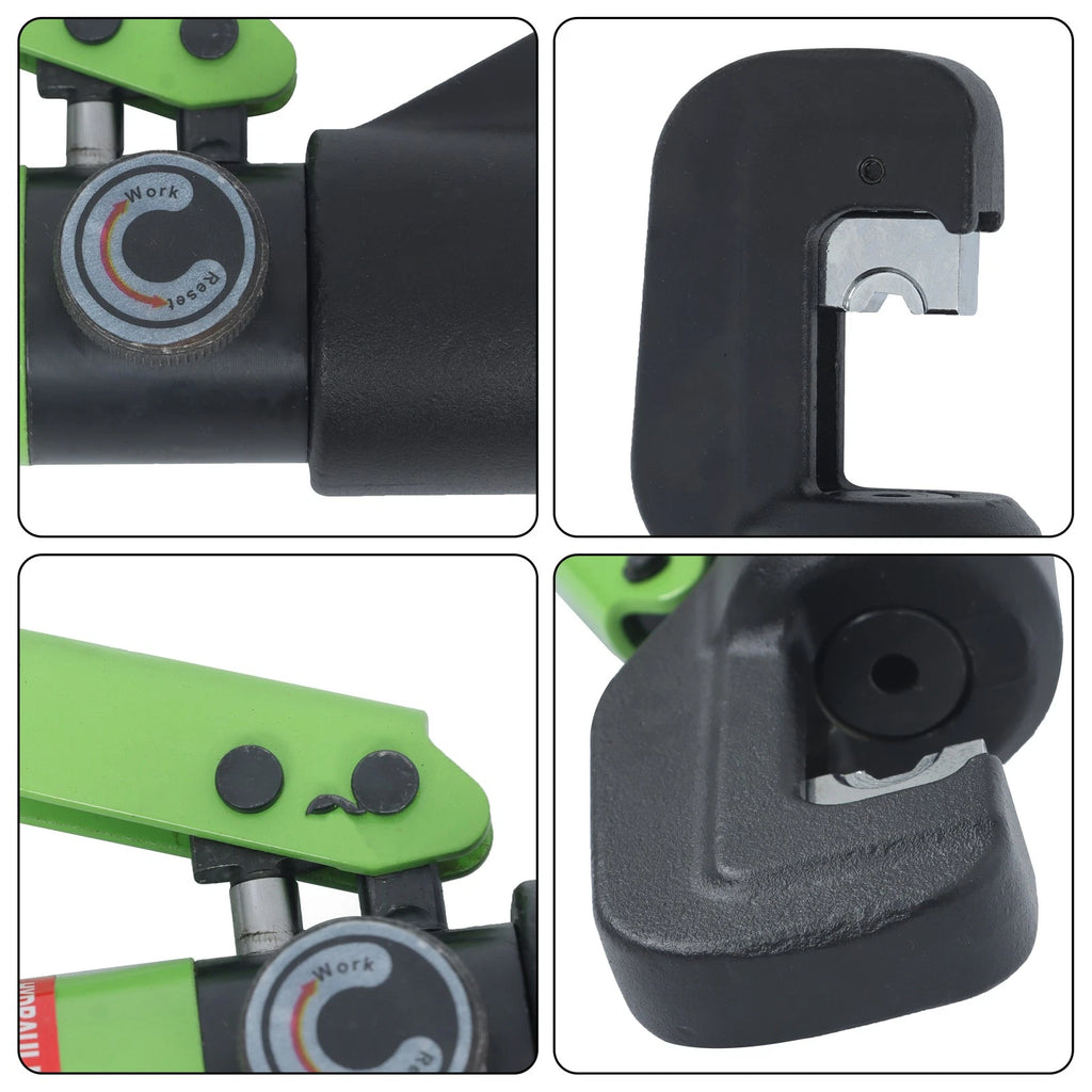 Hydraulic Wire Crimper Tool for Battery Cable Lug Terminal (6MT & 8 Dies)