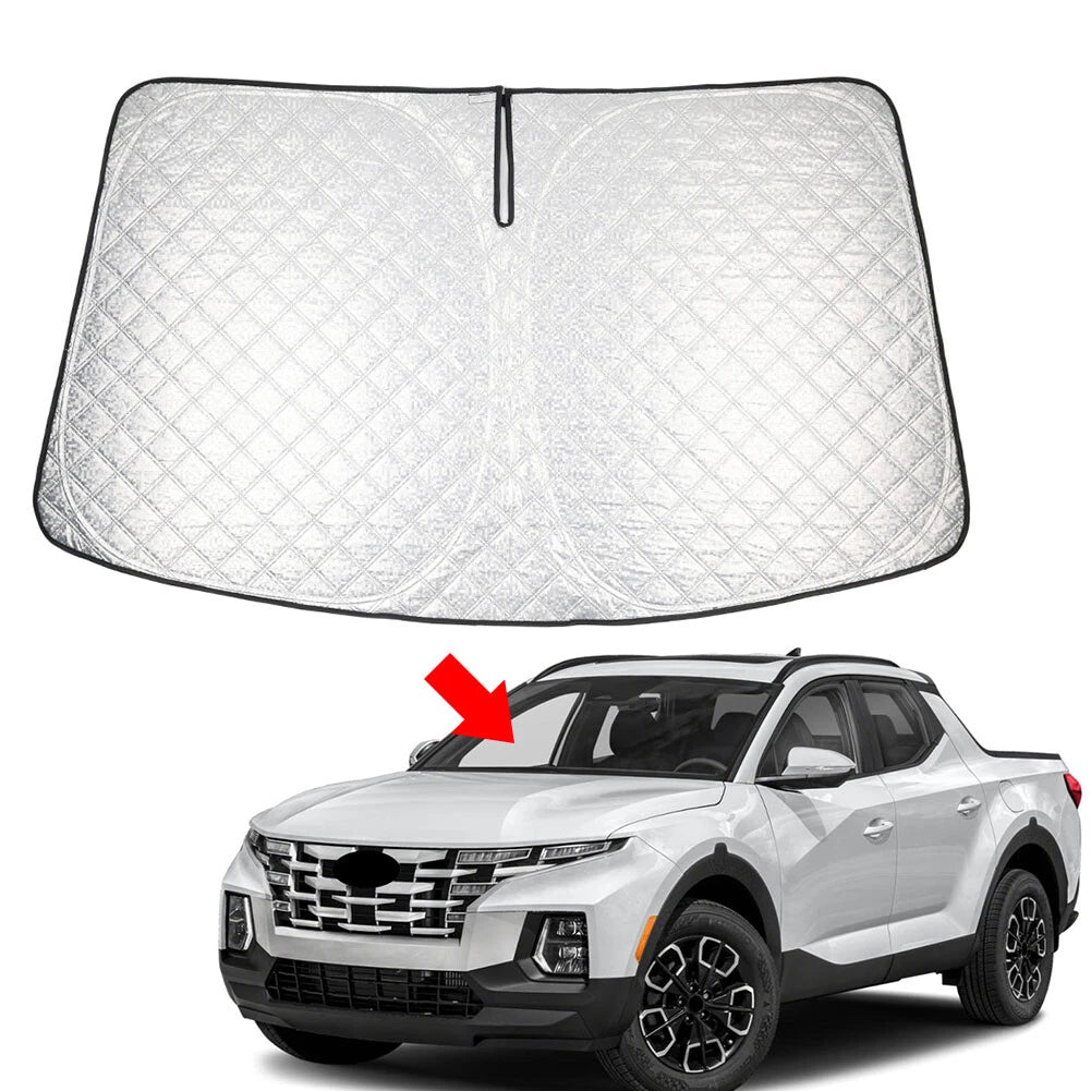 Foldable Windshield Sun Shade for Hyundai Santa Cruz (2022–2025)