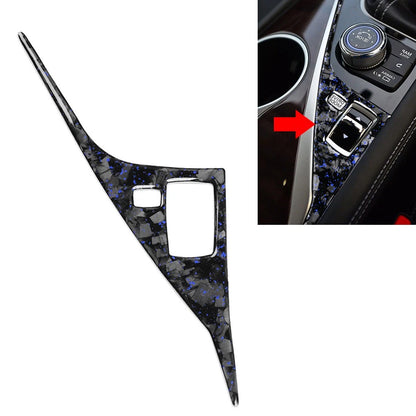 RHD Interior Gear Shift Drive Panel Cover Blue For Infiniti Q50 Q60 2014-2019