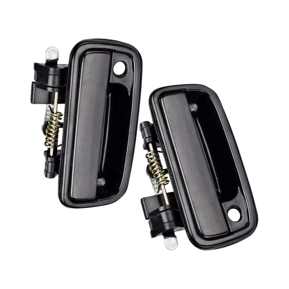 2X Black Exterior Door Handle for Toyota Tacoma (1995–2004)
