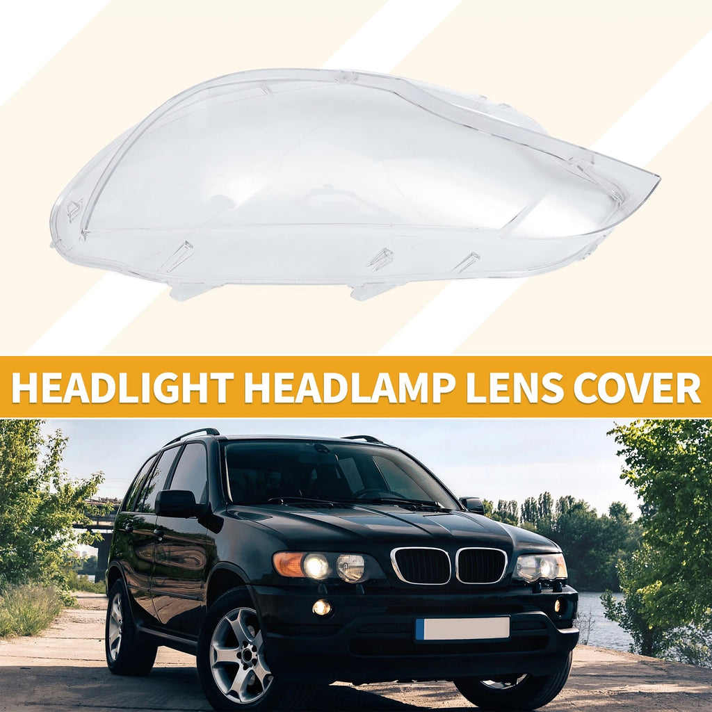 Front Left Headlight Lens Cover Replacement for BMW X6 (2008–2014)