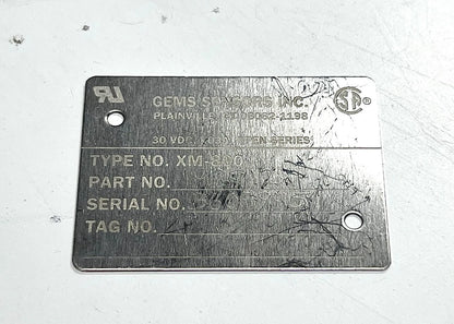 Gems Sensors XM-800 Continuous Level Transmitter 30 VDC for OEM
