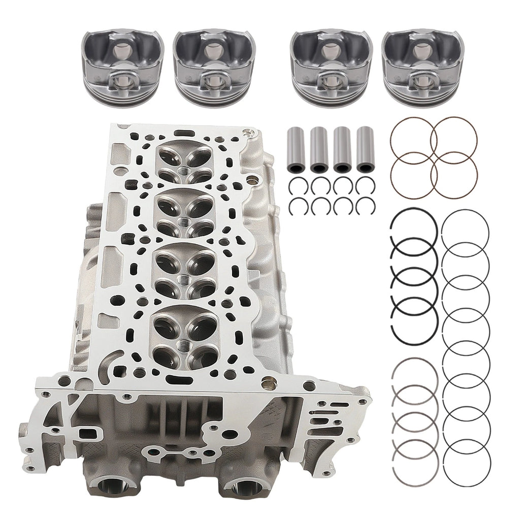 Bare Cylinder Head + Engine Pistons & Rings Kit for Buick Encore (2013–2020)