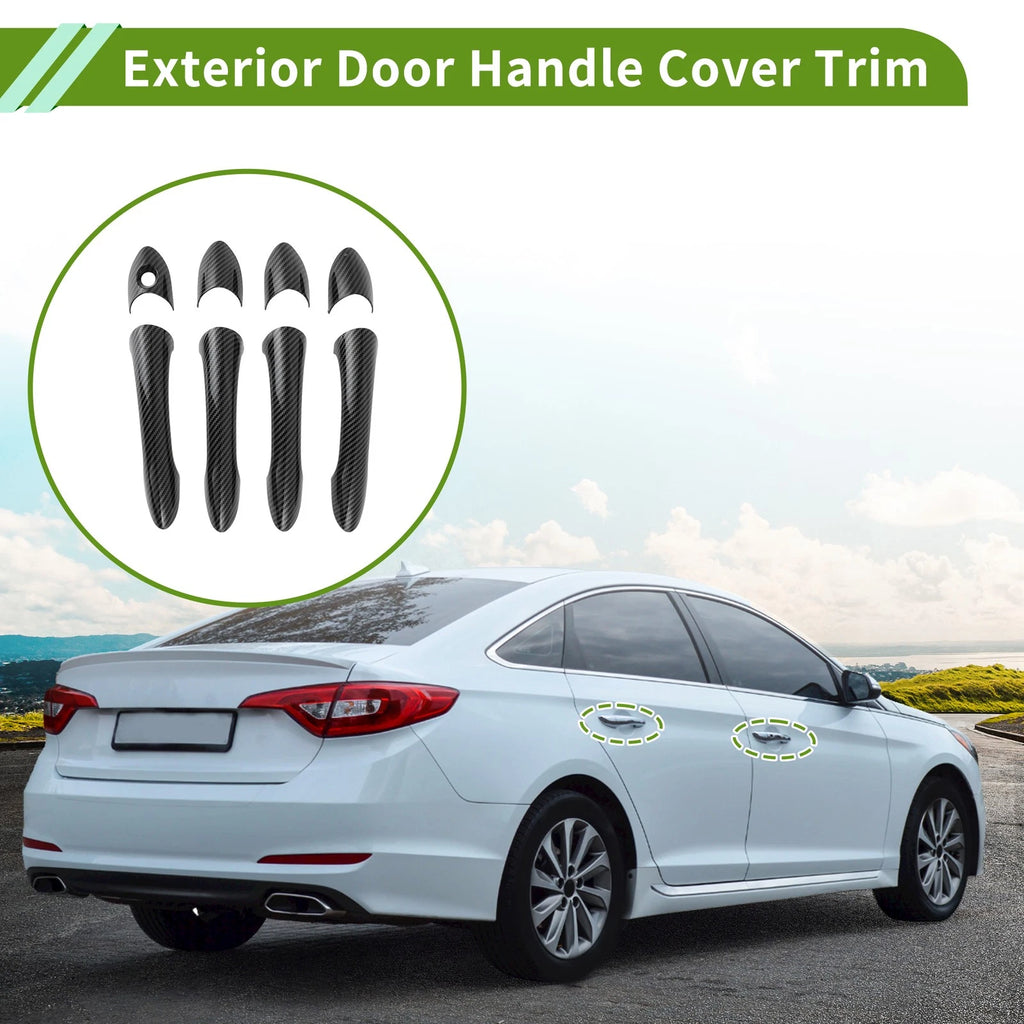 Exterior Door Handle Cover Trim Replacement for Hyundai Sonata (2011–2015)