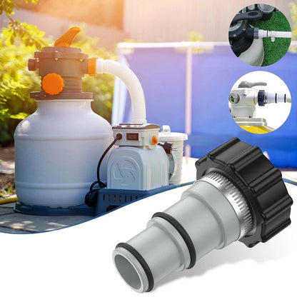 Pool Hose Adapter Set for Intex Pools (1.25" to 1.5" Connections)