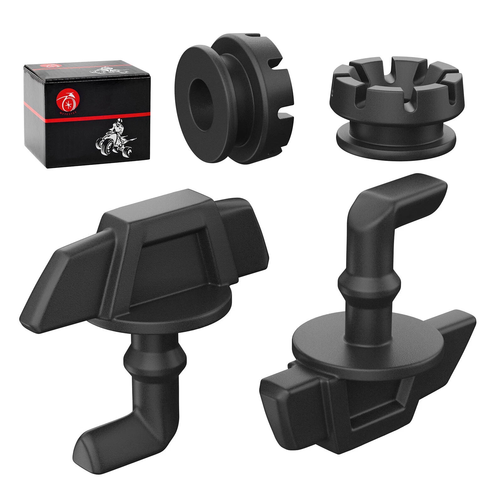 2X Hood Latch Toggles Grommets for Polaris Ranger 570 900 1000 (2015–2023)