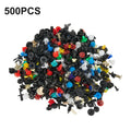 500Pcs Car Rivets for Pajero (2000–2023) Plastic Push Panel Trim Clips