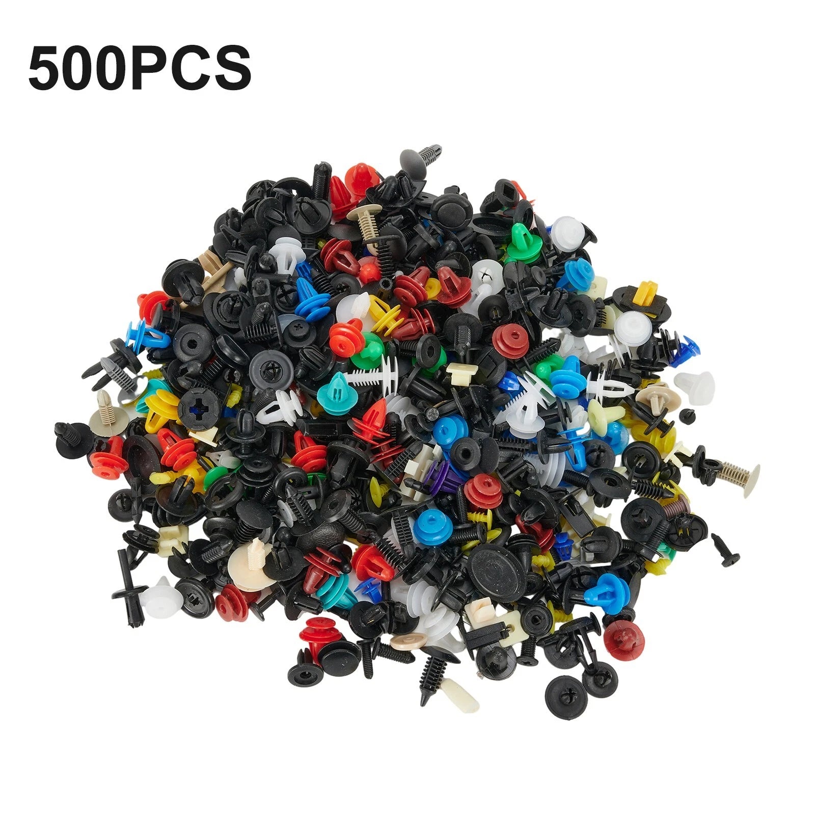 500Pcs Car Rivets for Pajero (2000–2023) Plastic Push Panel Trim Clips