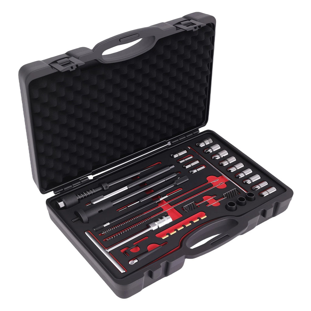 35 PCS Diesel Injector Seat Cutter Set for