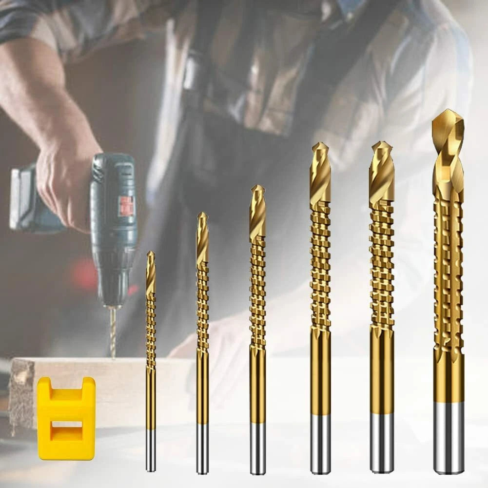 6 Pcs Twist Drill Bit Set Power Tool Accessories