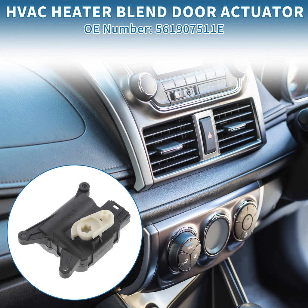 HVAC Heater Blend Door Actuator Replacement for Volkswagen Passat (2012–2018)