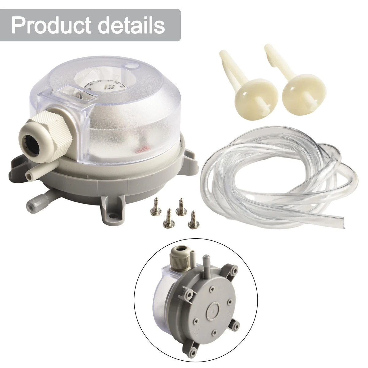 Temperature Resistant Air Differential Pressure Sensor for Industrial Use