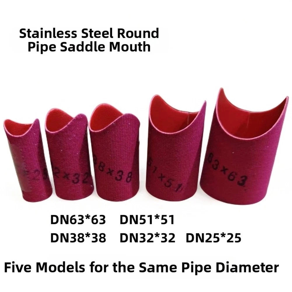 Stainless Steel Pipe Layout Tool Saddle Mouth Type for 25-63 mm Diameter