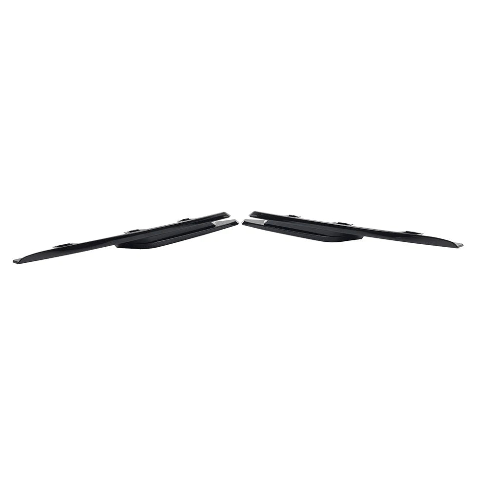 Glossy Black Front Bumper Fog Light Trim for BMW 320i 328d 328i 335i (2012–2015)