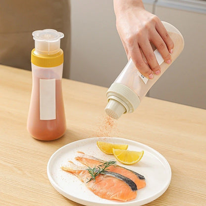 3pcs Easy Pour Plastic Seasoning Bottles for Kitchen Baking