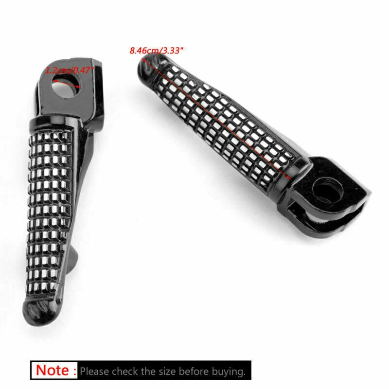 Front Foot Peg Footrest for Kawasaki ZX6R Z750 Z1000 ZX9R ZX10R NINJA 250 (2000–2023)