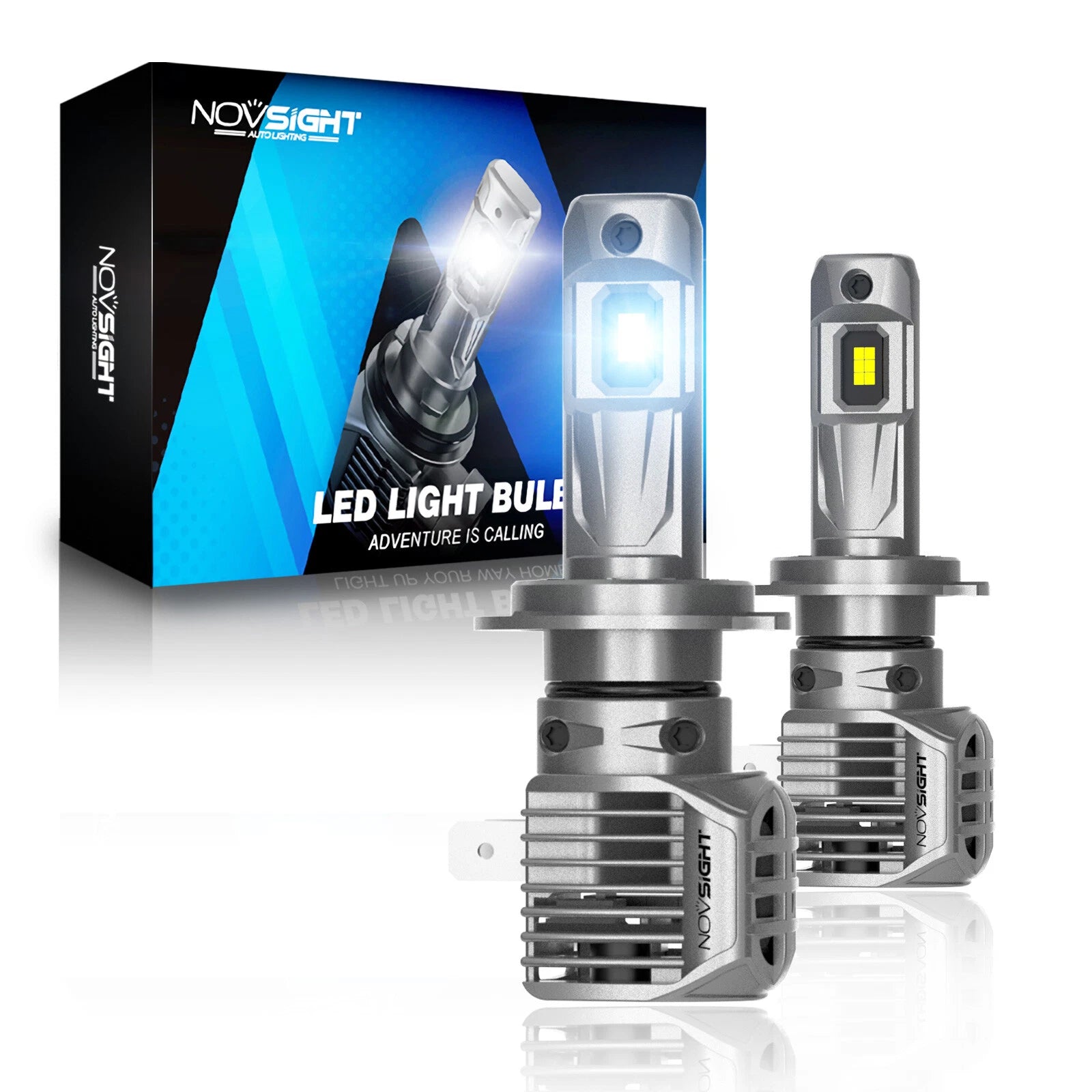 2X LED H7 High/Low Beam Conversion Kit Bulbs 6500K 150W