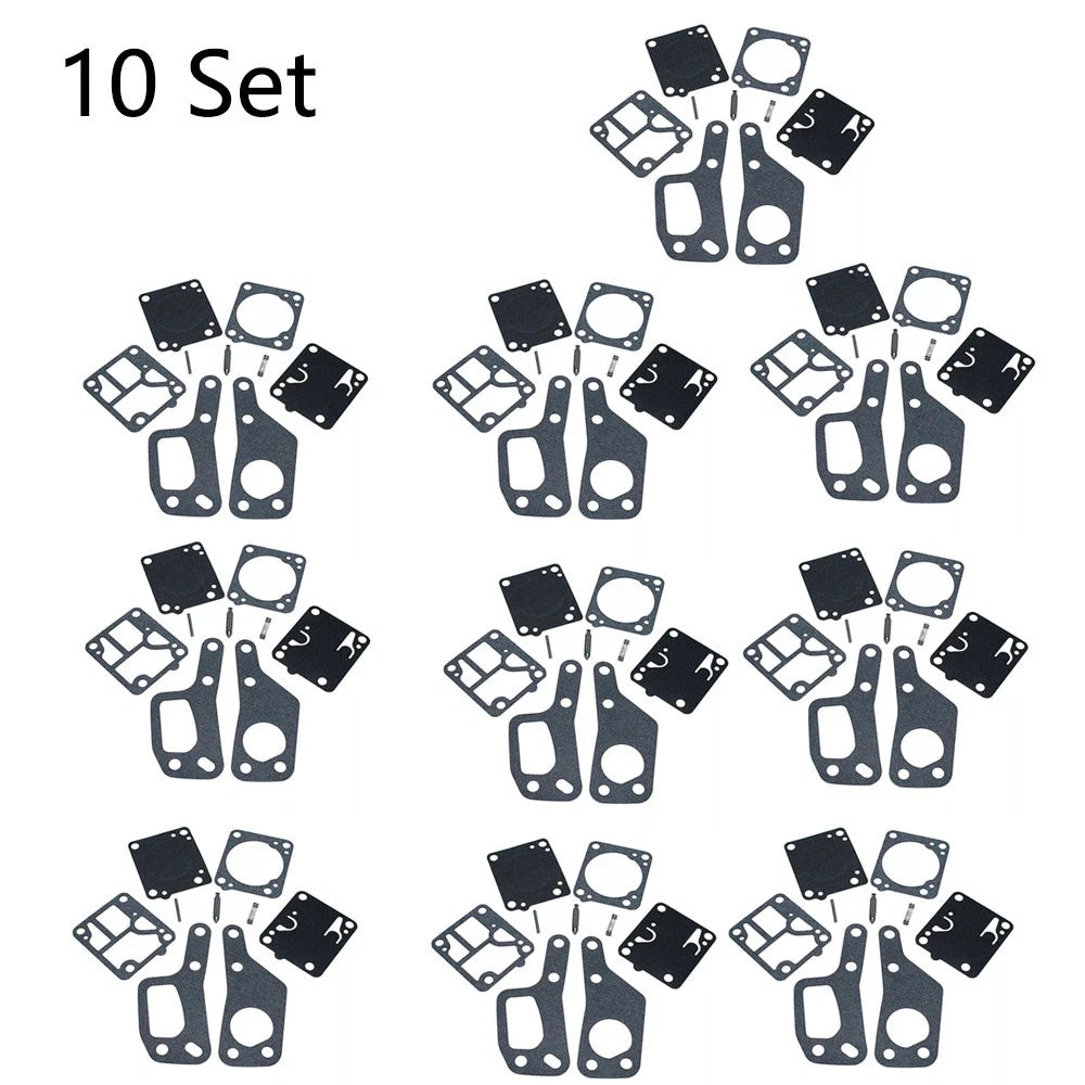 Set of 10 Carb Repair Kits for McCulloch Mini Mac 110 120 130 140 Zama RB19