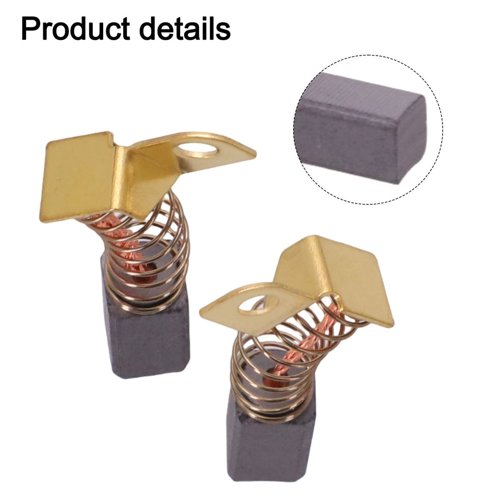 2X Carbon Brushes Sanding Tool for Universal Use (12 x 6.3 mm)