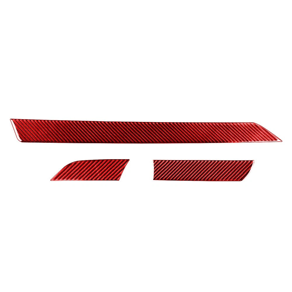 RHD Carbon Red Inner Dashboard Panel Cover Trim for Toyota Tundra (2014–2021)