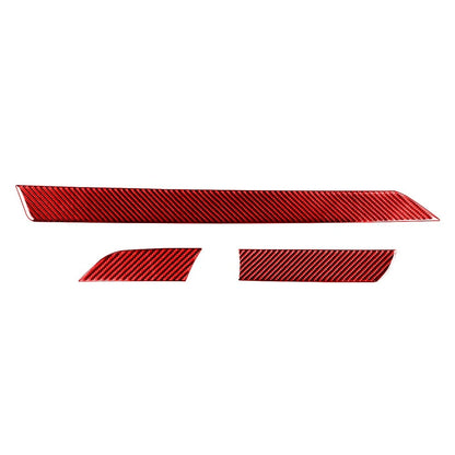 RHD Carbon Red Inner Dashboard Panel Cover Trim for Toyota Tundra (2014–2021)