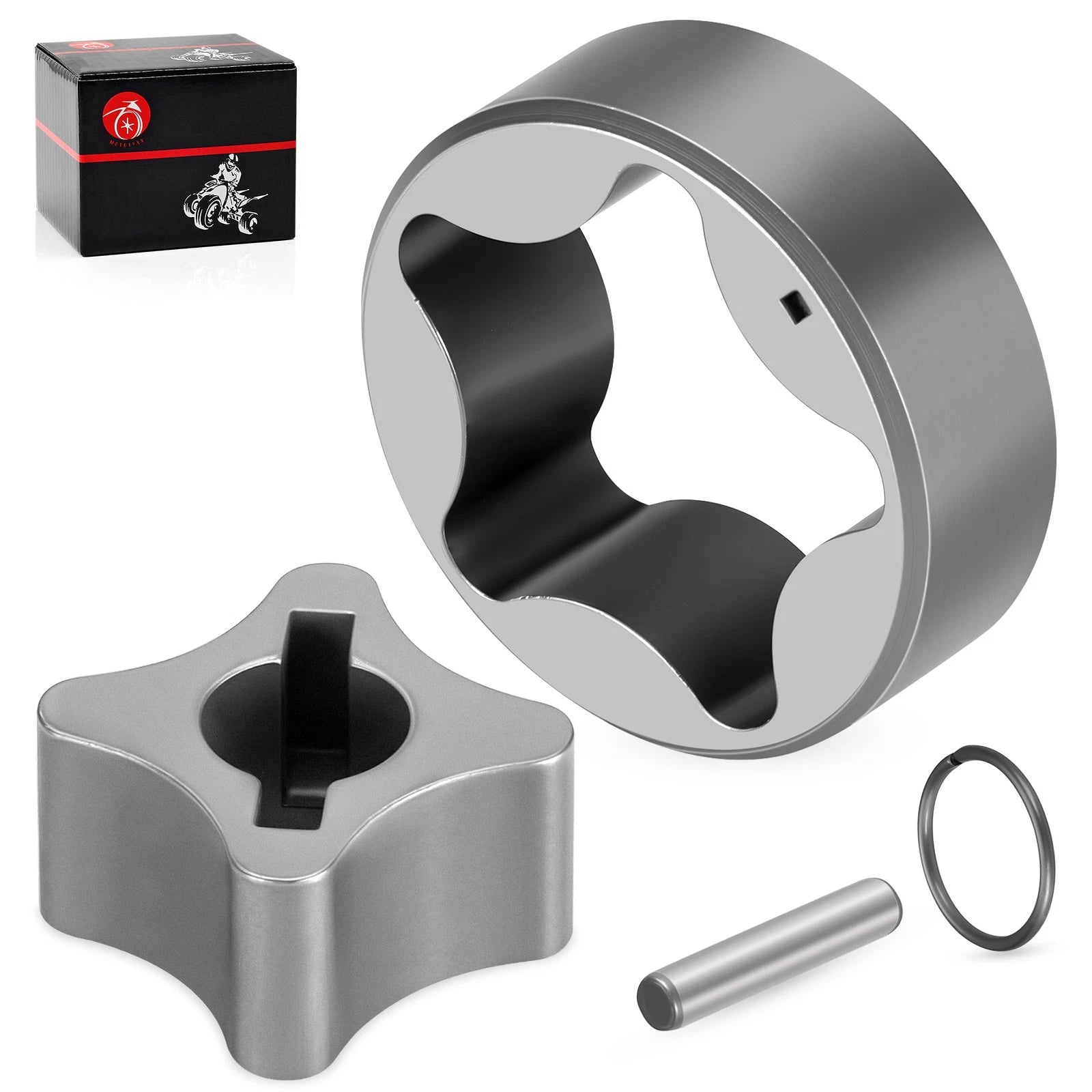 Oil Pump Rotor Set w/ Circlip Pin for Yamaha YZ250F WR250F (2001–2013)