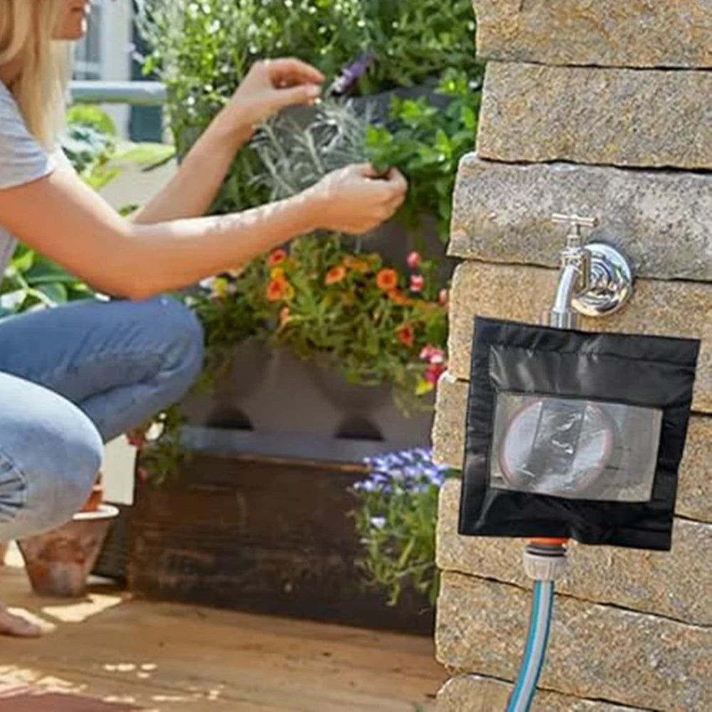 Hose Faucet Timer Protector Cover for Outdoor Use